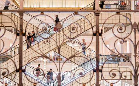 A Left Bank shopping session at the Bon Marché