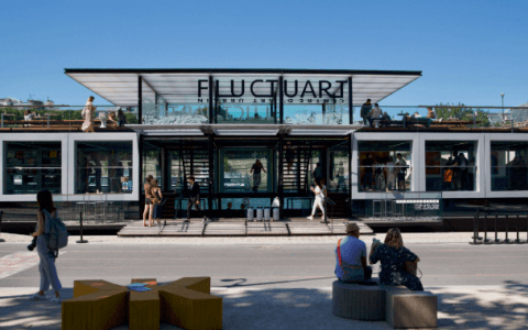 Visit Fluctuart: Paris' First Floating Urban Art Centre
